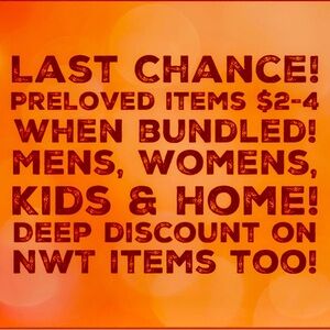 Last Chance Sale!